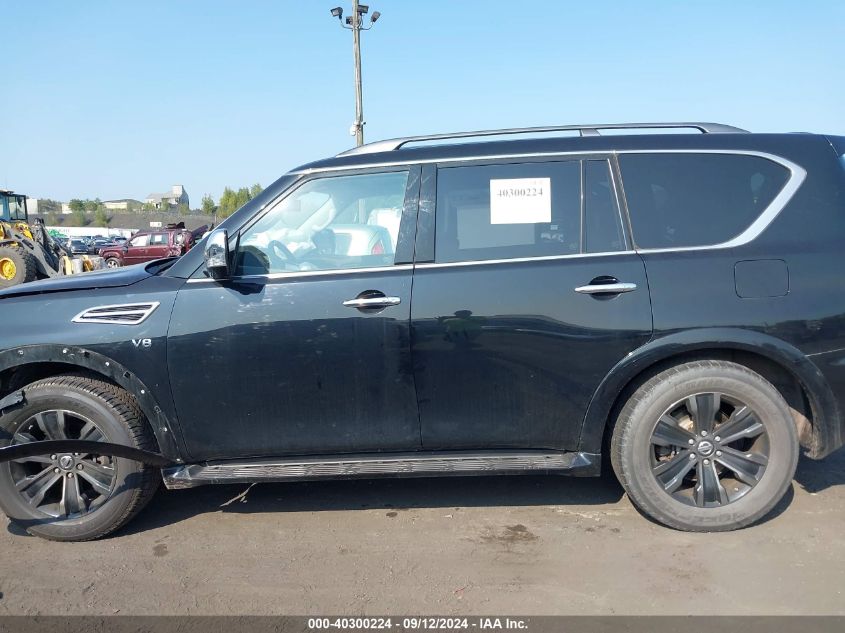 2019 Nissan Armada Platinum VIN: JN8AY2NC8K9584632 Lot: 40300224