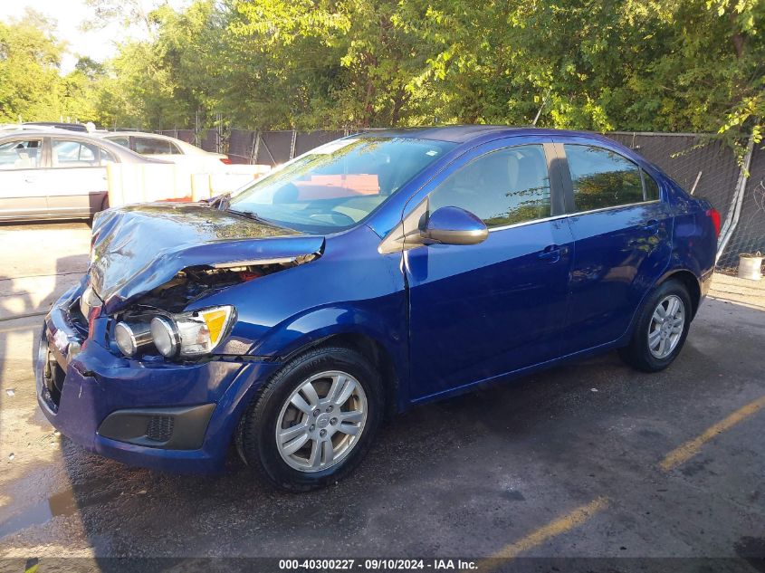 2014 Chevrolet Sonic Lt Auto VIN: 1G1JC5SH3E4222018 Lot: 40300227