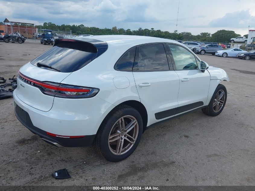 2021 Porsche Macan VIN: WP1AA2A58MLB17349 Lot: 40300252