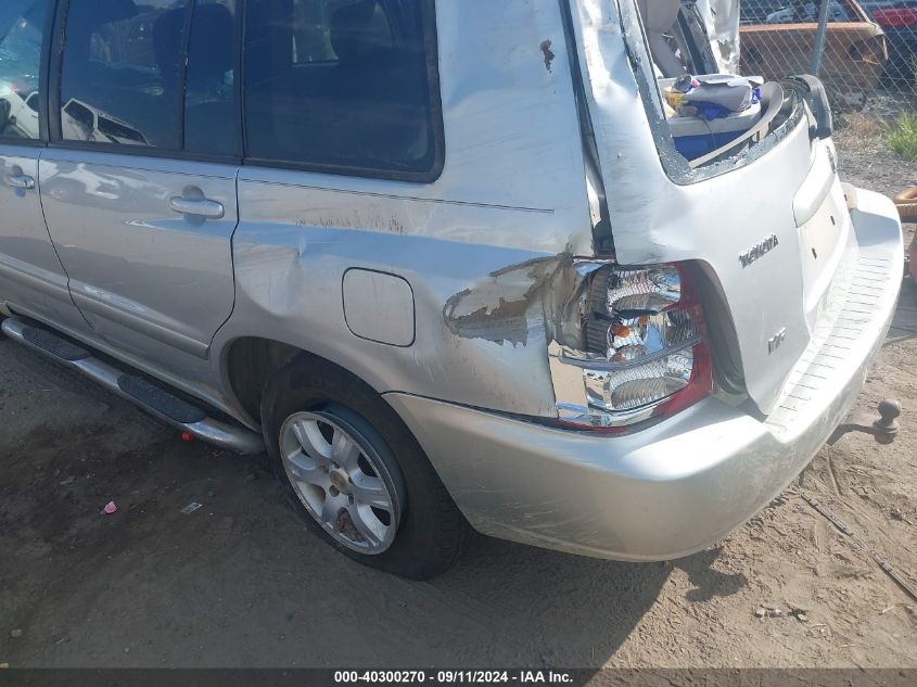 2002 Toyota Highlander V6 VIN: JTEGF21A220070369 Lot: 40300270