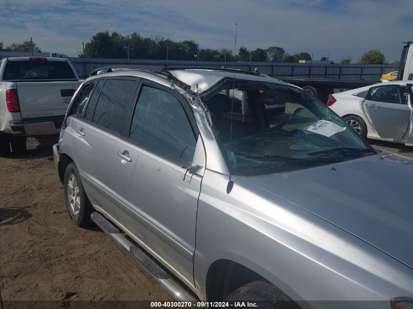 2002 Toyota Highlander V6 VIN: JTEGF21A220070369 Lot: 40300270