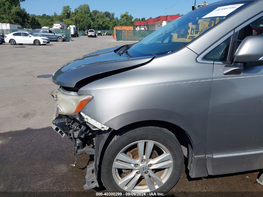 2012 Nissan Quest Sl VIN: JN8AE2KP5C9050571 Lot: 40300299