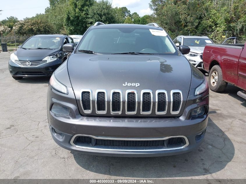 2014 Jeep Cherokee Limited VIN: 1C4PJMDS6EW237627 Lot: 40300333