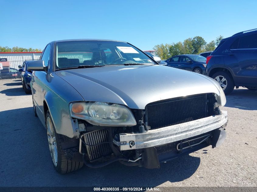 2006 Audi A4 2.0T VIN: WAUAF78E66A170648 Lot: 40300335