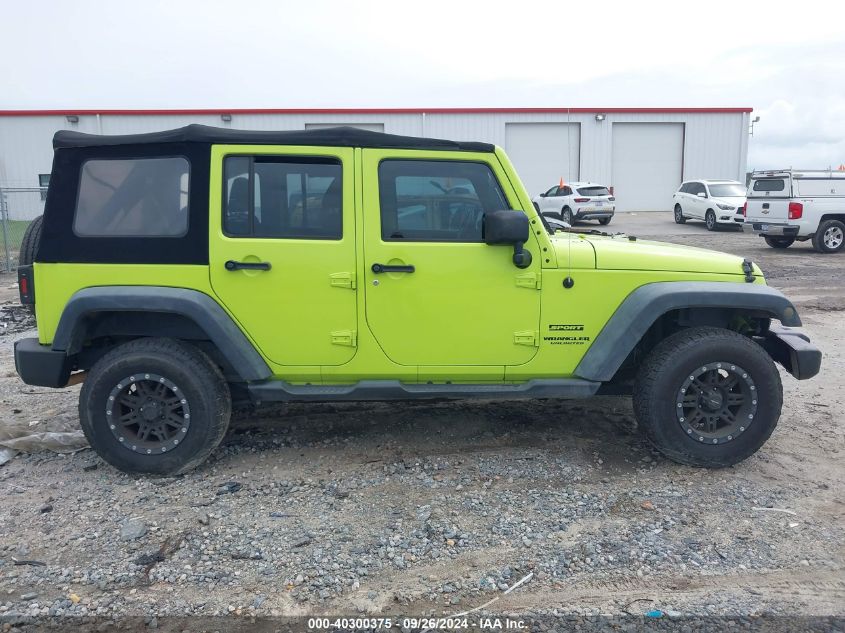 2016 Jeep Wrangler Unlimited Sport VIN: 1C4BJWDG0GL298753 Lot: 40300375