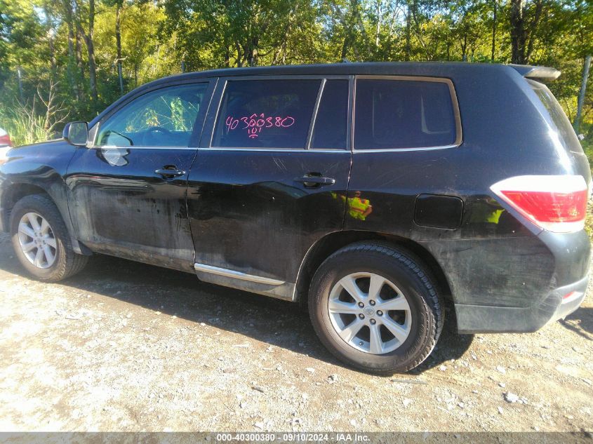 5TDBK3EH9DS201269 2013 Toyota Highlander Base V6