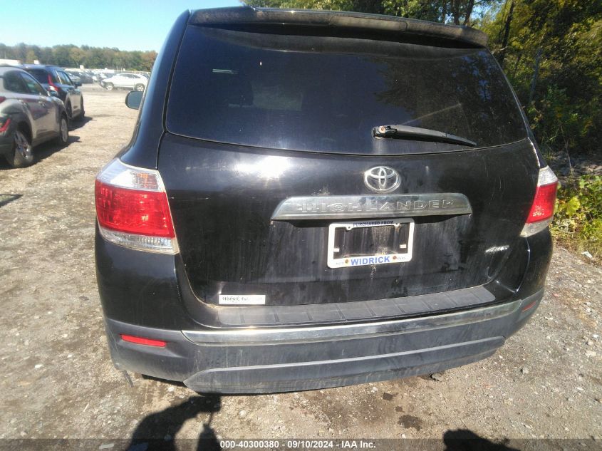 5TDBK3EH9DS201269 2013 Toyota Highlander Base V6