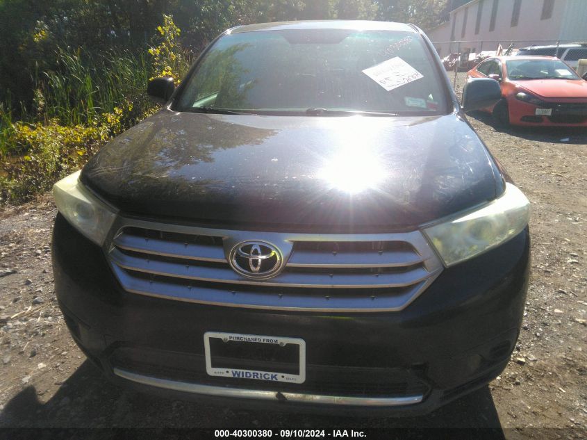 5TDBK3EH9DS201269 2013 Toyota Highlander Base V6