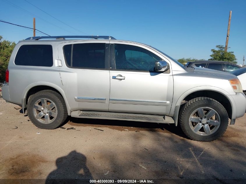 2013 Nissan Armada Platinum VIN: 5N1AA0NE7DN603148 Lot: 40300393