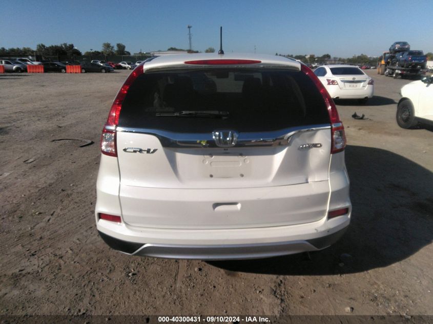 2015 Honda Cr-V Ex VIN: 5J6RM4H53FL015967 Lot: 40300431