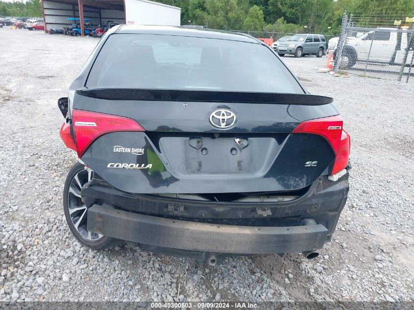 2017 Toyota Corolla Se VIN: 2T1BURHE9HC847828 Lot: 40300503