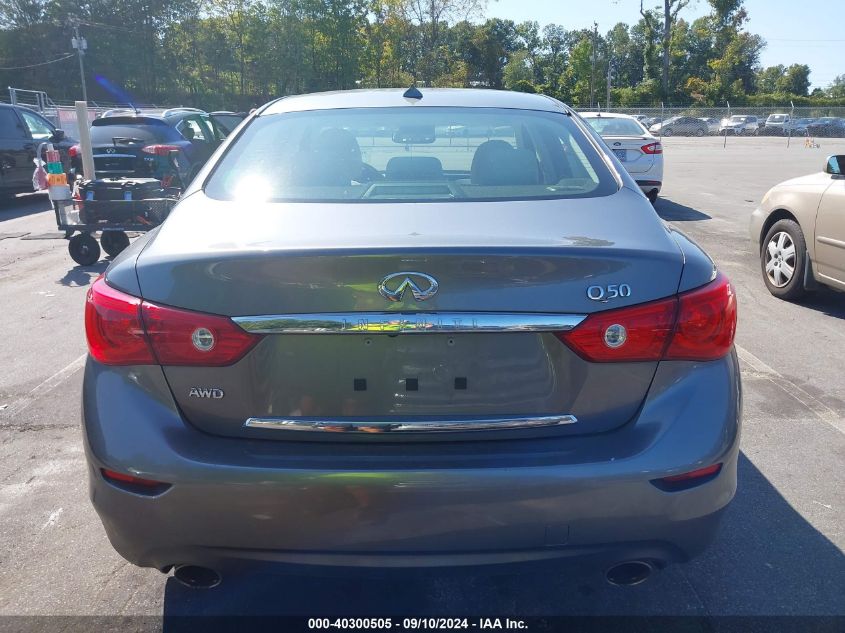 2015 Infiniti Q50 Premium VIN: JN1BV7AR0FM411614 Lot: 40300505