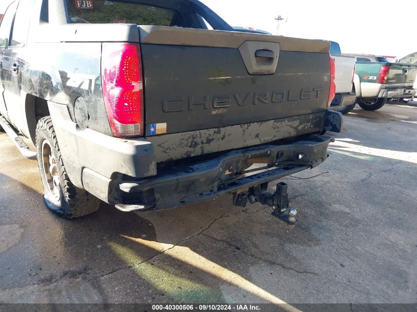 2002 Chevrolet Avalanche 1500 VIN: 3GNEK13T42G243103 Lot: 40300506