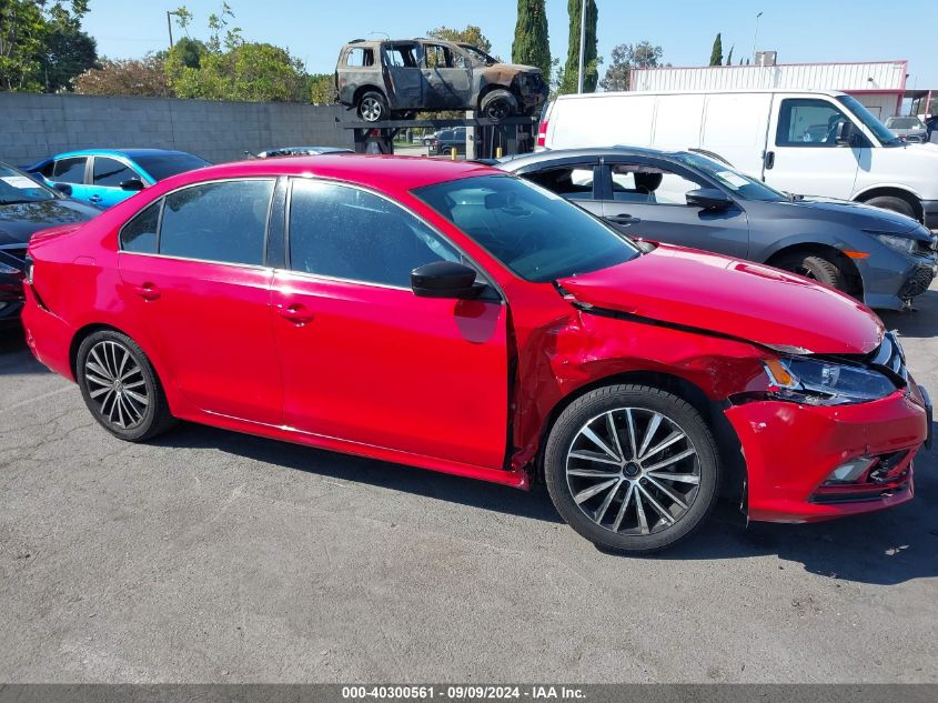 2016 Volkswagen Jetta 1.8T Sport VIN: 3VWD17AJ9GM254132 Lot: 40300561