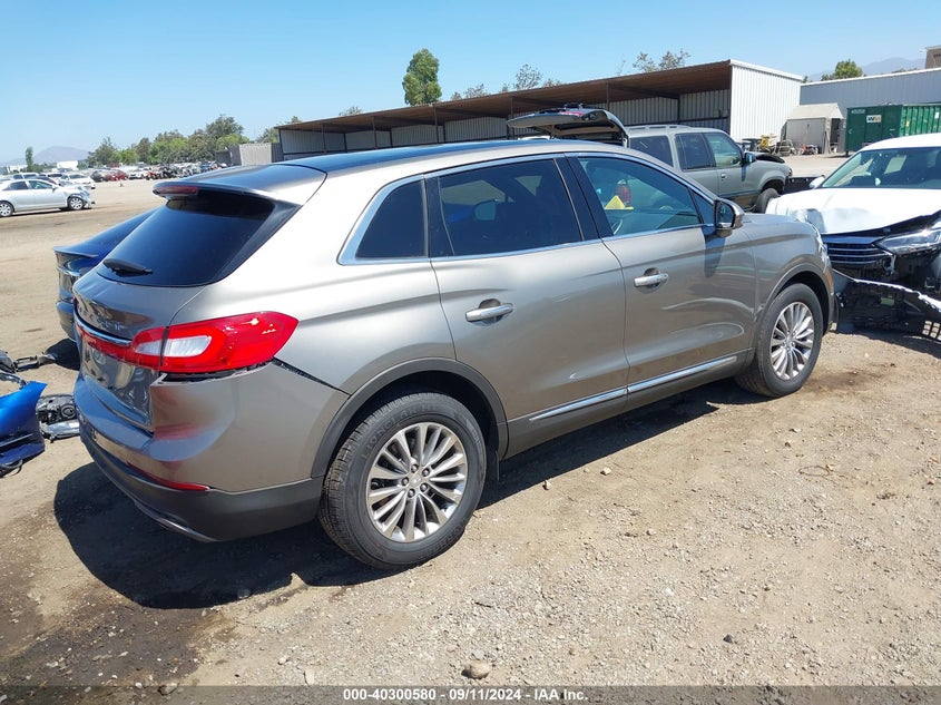 2017 LINCOLN MKX SELECT - 2LMPJ6KR3HBL15024