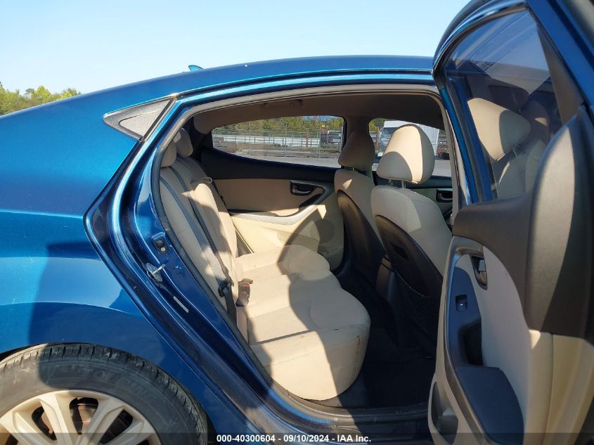 KMHDH4AE8EU165303 2014 Hyundai Elantra Se