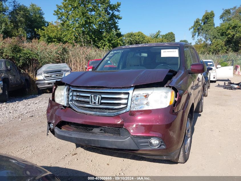 2015 Honda Pilot Ex-L VIN: 5FNYF4H59FB003322 Lot: 40300665