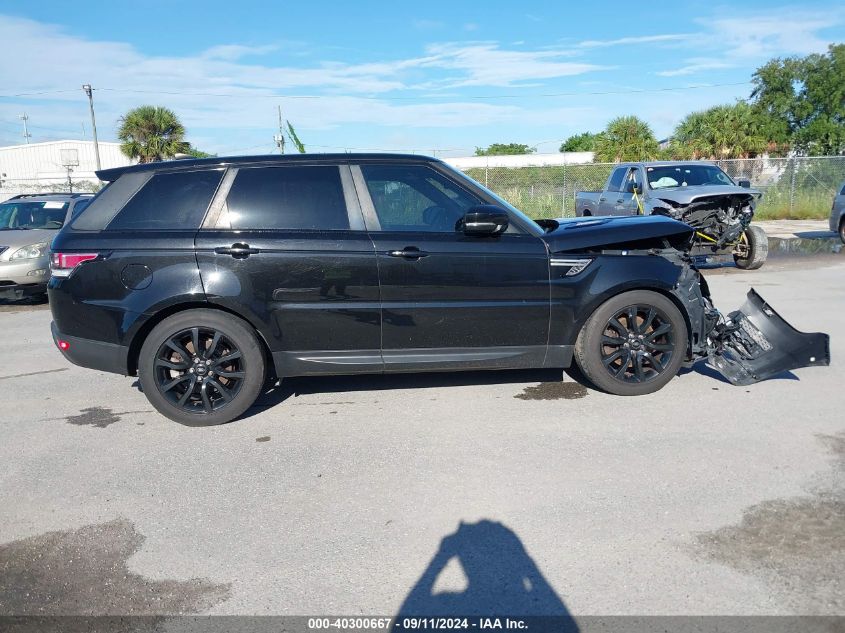 2017 Land Rover Range Rover Sport 3.0L V6 Supercharged Hse VIN: SALWR2FV1HA676759 Lot: 40300667