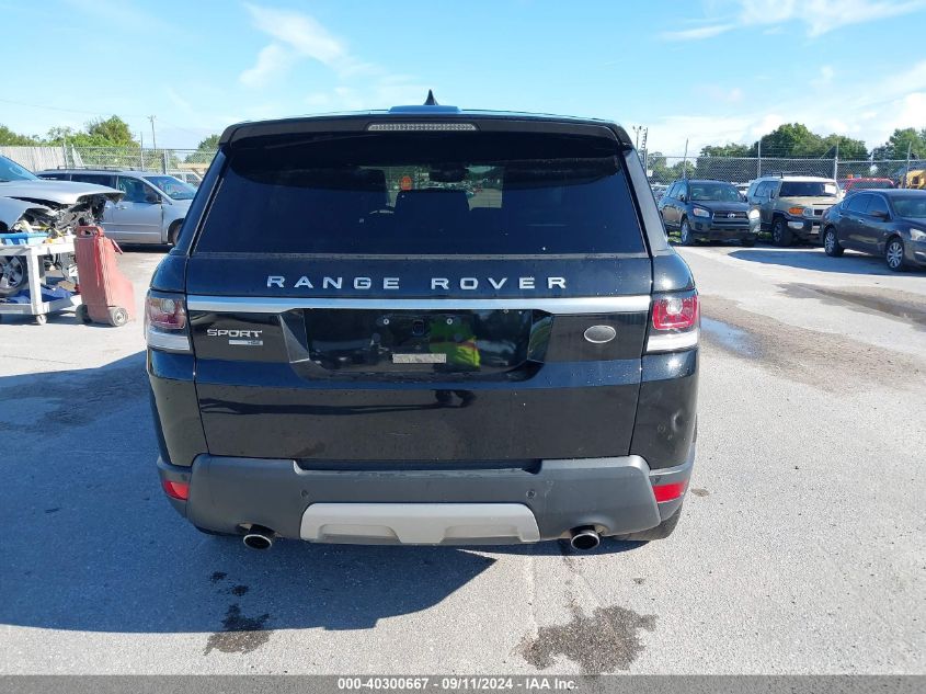 2017 Land Rover Range Rover Sport 3.0L V6 Supercharged Hse VIN: SALWR2FV1HA676759 Lot: 40300667