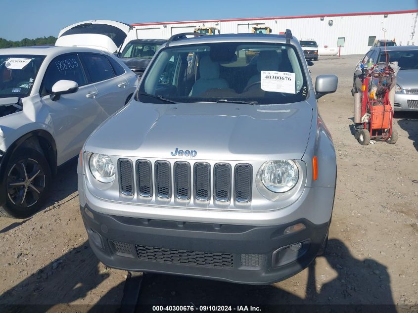 2016 Jeep Renegade Latitude VIN: ZACCJABT2GPE14666 Lot: 40300676