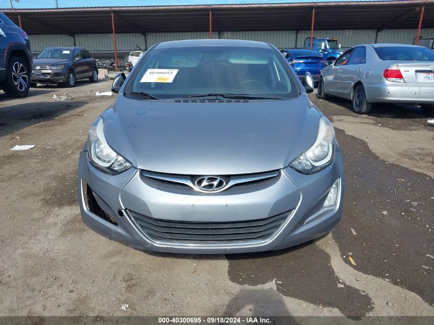 2015 Hyundai Elantra Se VIN: KMHDH4AE9FU414239 Lot: 40300695