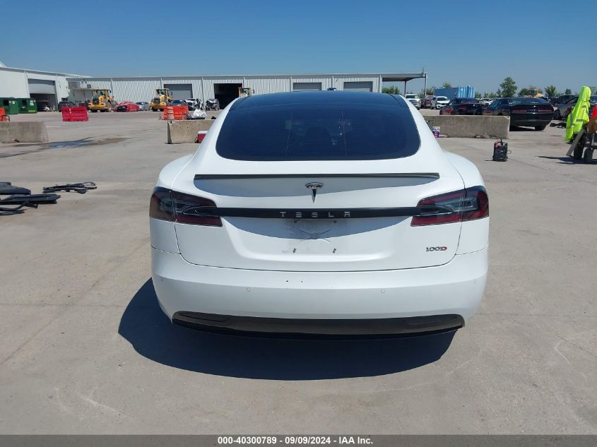 2017 Tesla Model S 100D/60D/75D/90D/P100D VIN: 5YJSA1E2XHF188433 Lot: 40300789