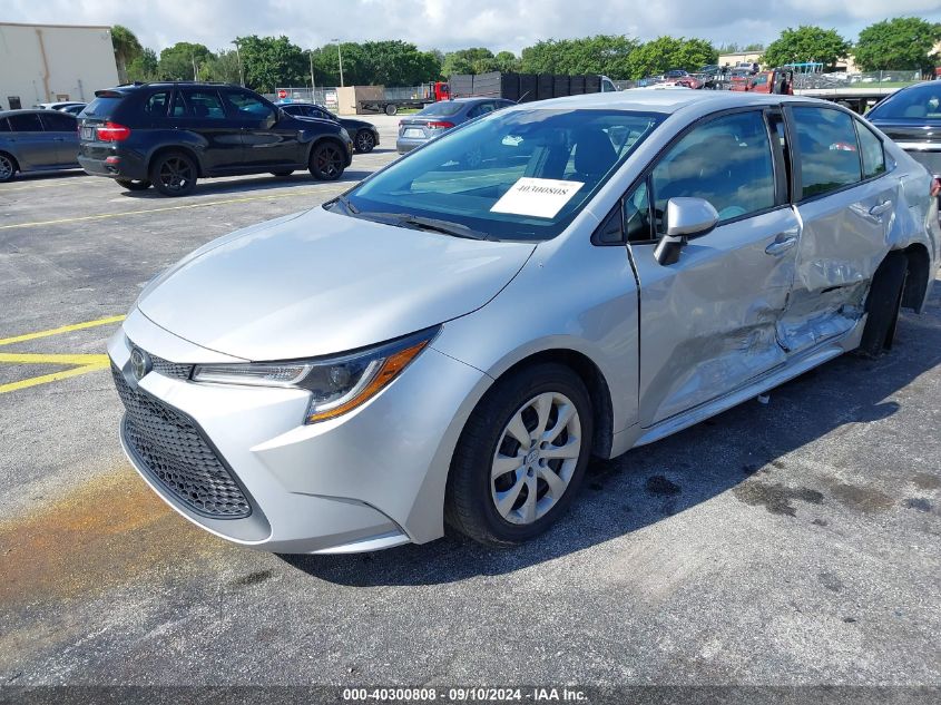 2021 Toyota Corolla Le VIN: 5YFEPMAE9MP270729 Lot: 40300808