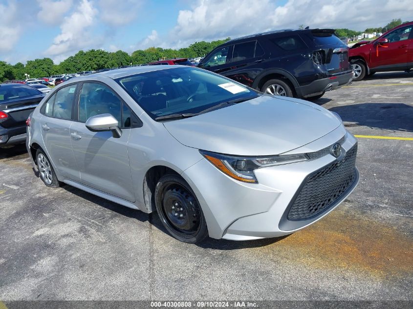 2021 Toyota Corolla Le VIN: 5YFEPMAE9MP270729 Lot: 40300808