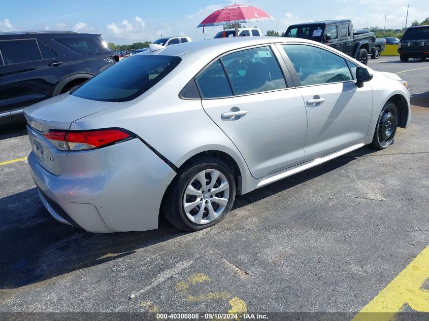 2021 Toyota Corolla Le VIN: 5YFEPMAE9MP270729 Lot: 40300808