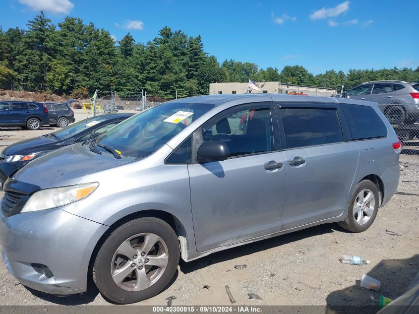 2012 Toyota Sienna VIN: 5TDZK3DC6CS223412 Lot: 40300815