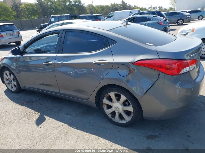 2012 Hyundai Elantra Limited VIN: 5NPDH4AE5CH083542 Lot: 40300836