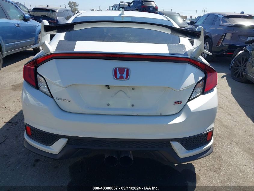 2018 Honda Civic Si VIN: 2HGFC3A56JH752846 Lot: 40300857