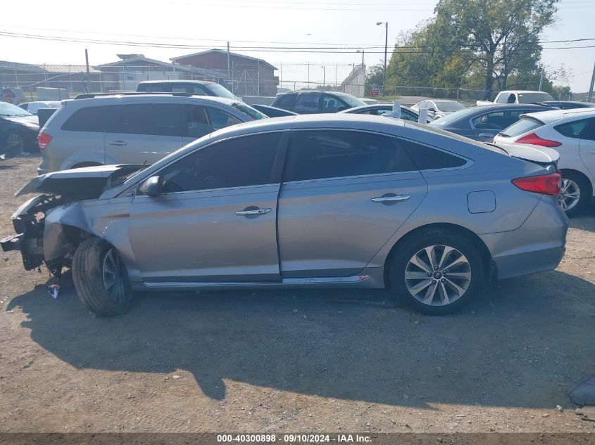 2016 Hyundai Sonata VIN: 5NPE34ASXGH400684 Lot: 40300898