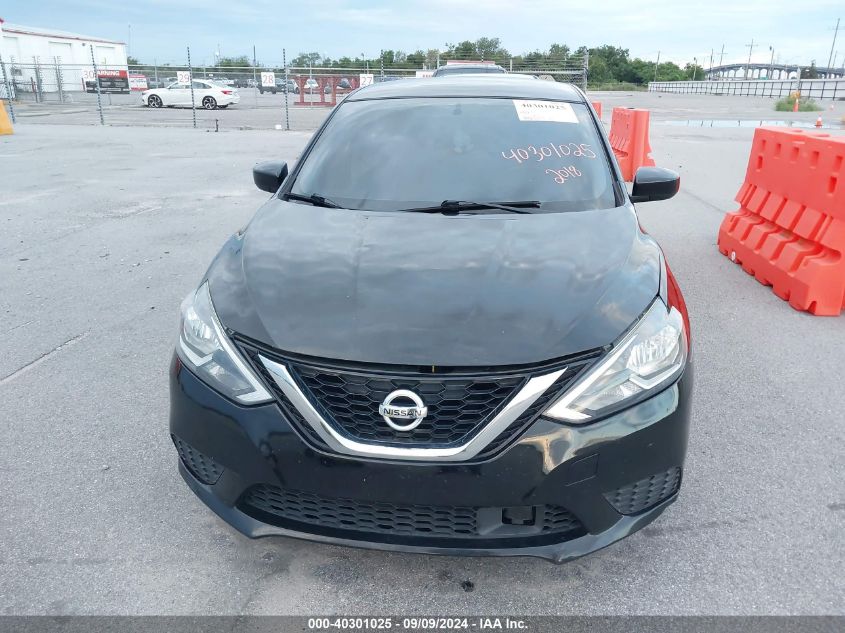 2018 Nissan Sentra Sv VIN: 3N1AB7AP0JL654197 Lot: 40301025