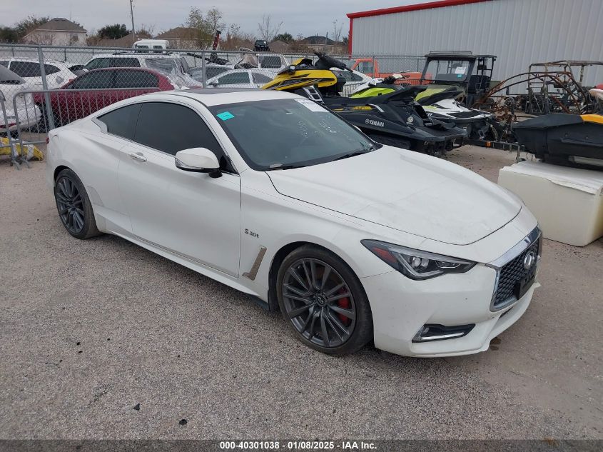 VIN JN1FV7EK3HM610075 2017 Infiniti Q60, 3.0T Red S... no.1