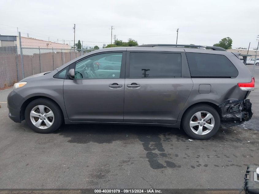 2013 Toyota Sienna Le V6 8 Passenger VIN: 5TDKK3DCXDS368780 Lot: 40301079