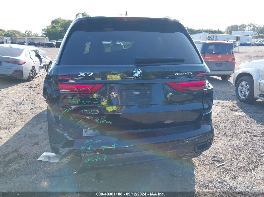 2021 BMW X7 xDrive40I VIN: 5UXCW2C06M9H54381 Lot: 40301108