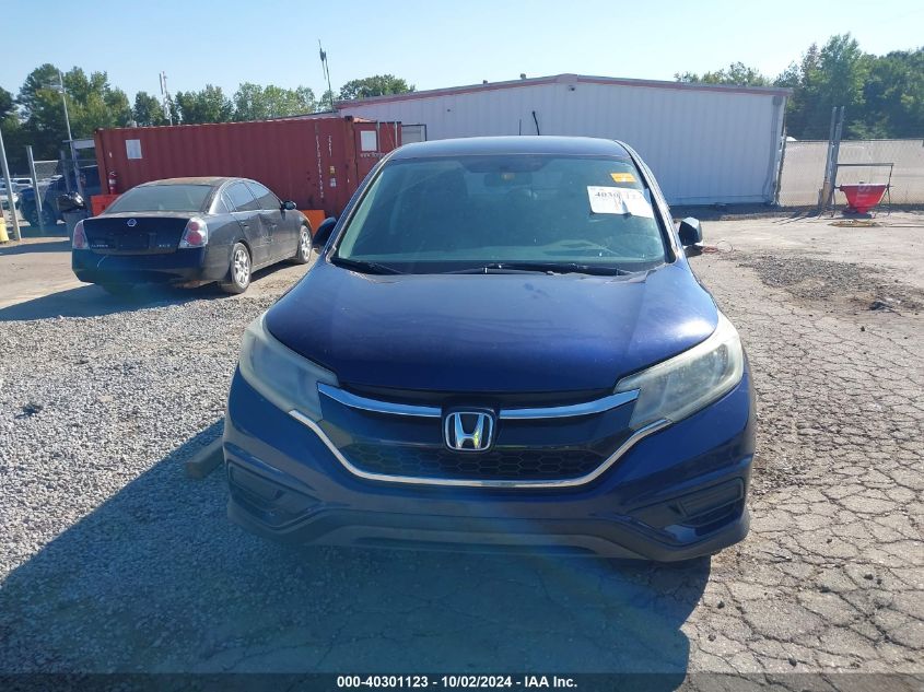 2015 Honda Cr-V Lx VIN: 3CZRM3H3XFG712025 Lot: 40301123