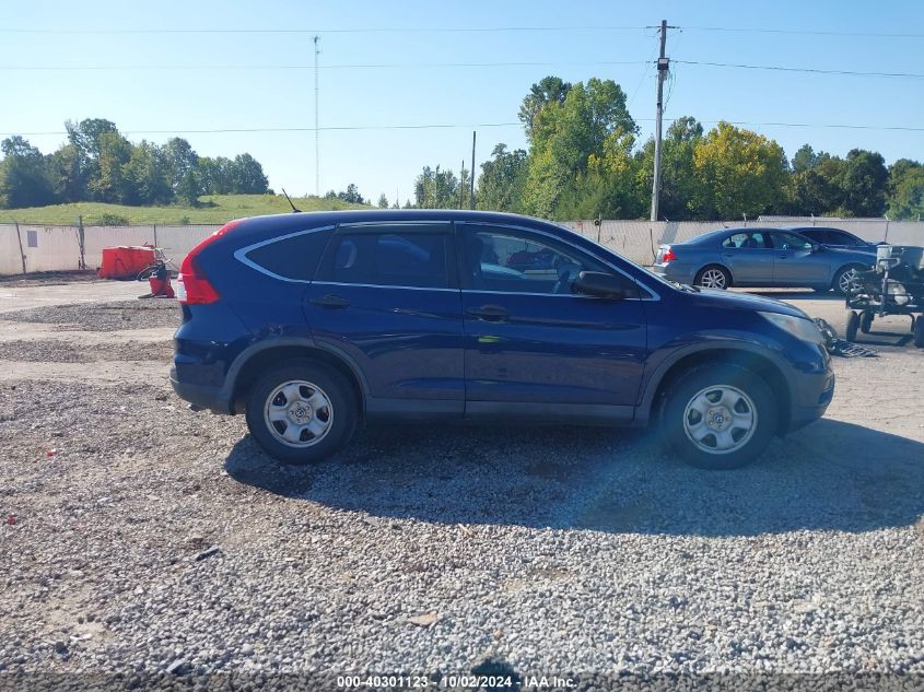 2015 Honda Cr-V Lx VIN: 3CZRM3H3XFG712025 Lot: 40301123