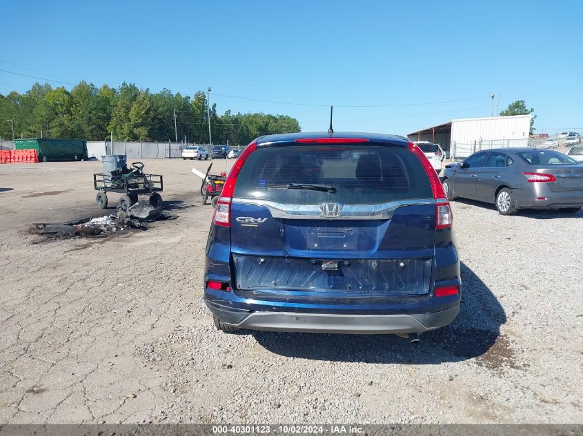 2015 Honda Cr-V Lx VIN: 3CZRM3H3XFG712025 Lot: 40301123