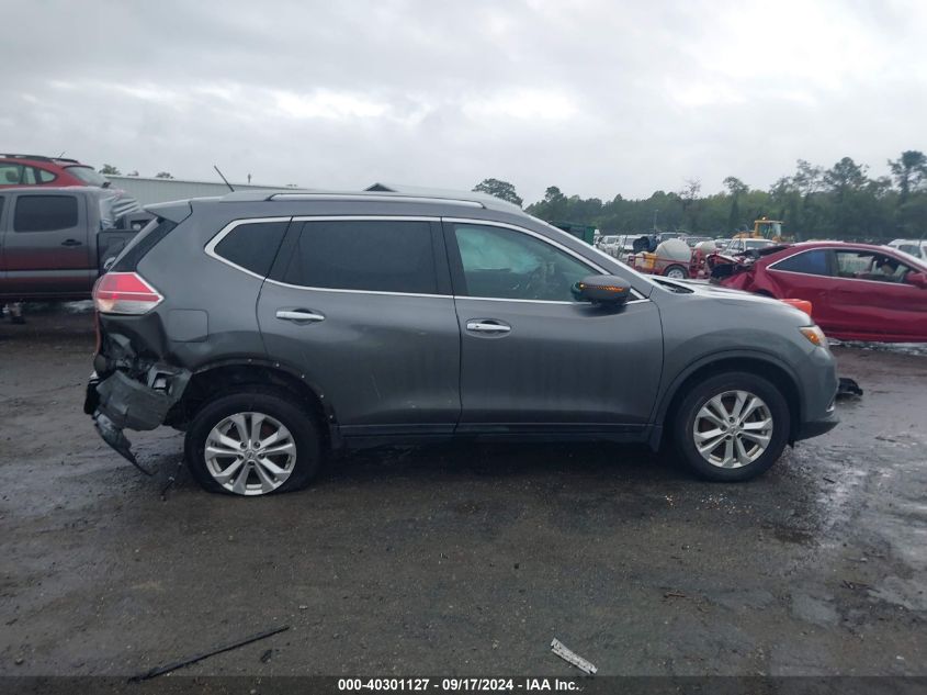 2016 Nissan Rogue Sv VIN: 5N1AT2MV4GC846522 Lot: 40301127