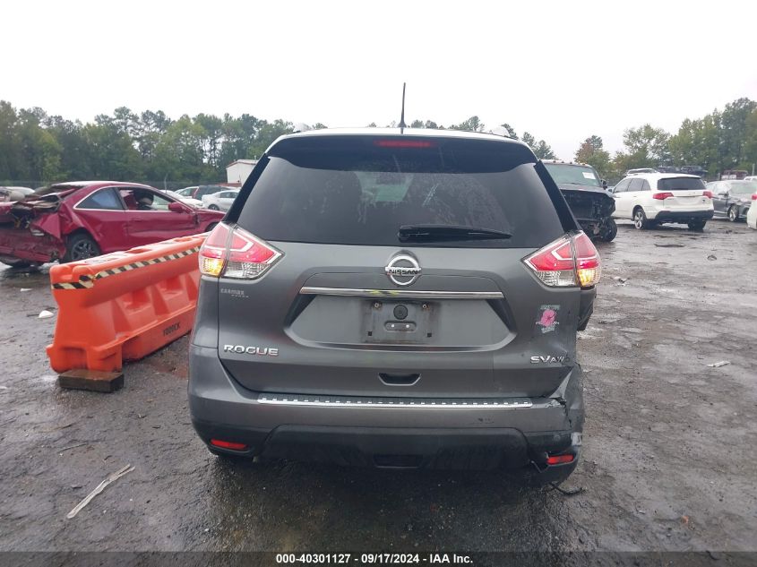 2016 Nissan Rogue Sv VIN: 5N1AT2MV4GC846522 Lot: 40301127