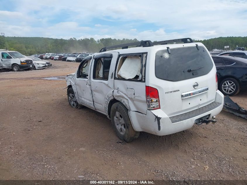 2009 Nissan Pathfinder S/Le/Se VIN: 5N1AR18U39C602907 Lot: 40301162