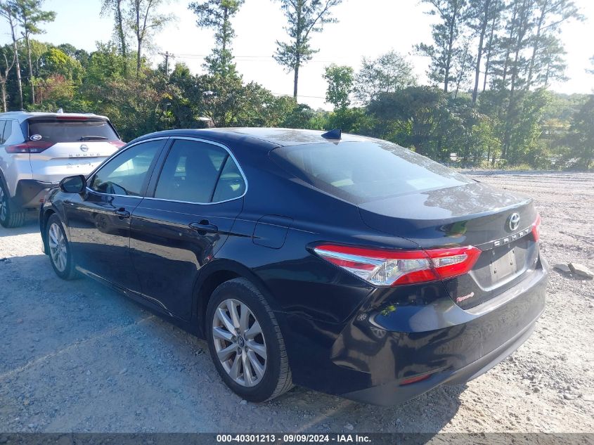 2019 Toyota Camry Le VIN: 4T1B11HK9KU173444 Lot: 40301213