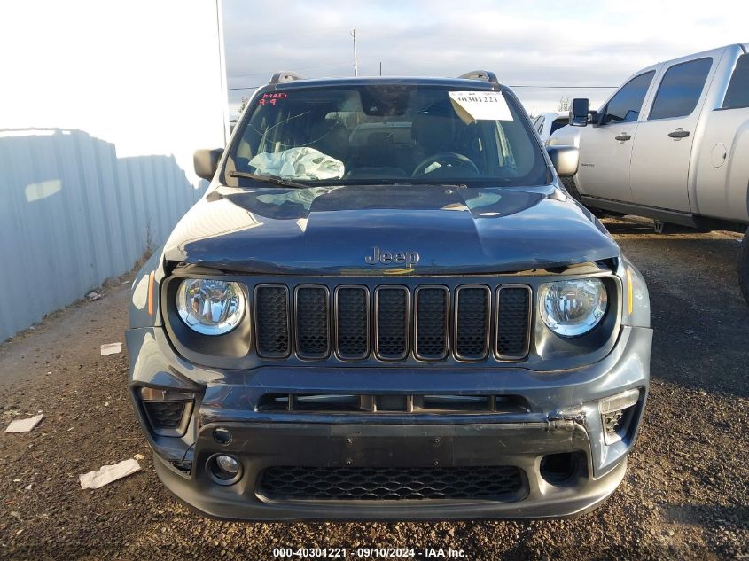 2021 Jeep Renegade Latitude VIN: ZACNJDBB8MPN25538 Lot: 40301221