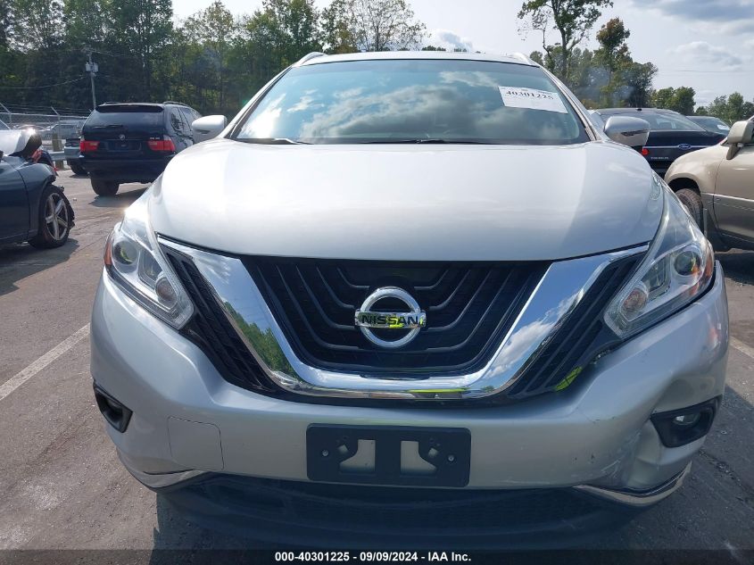 2017 Nissan Murano Platinum VIN: 5N1AZ2MH8HN176097 Lot: 40301225