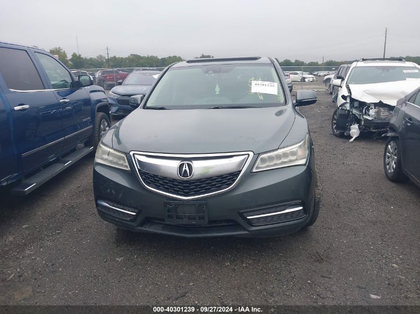 2015 Acura Mdx Technology VIN: 5FRYD4H43FB016921 Lot: 40301239