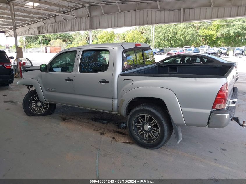 2008 Toyota Tacoma Double Cab Prerunner VIN: 3TMJU62N28M055580 Lot: 40301249