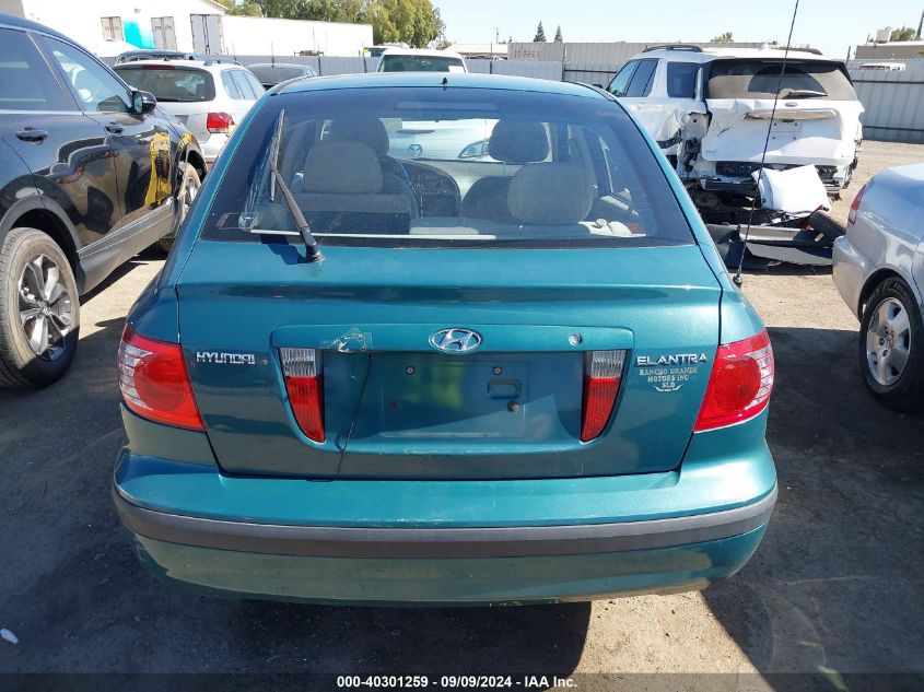 2006 Hyundai Elantra Gls/Gt VIN: KMHDN56D86U184238 Lot: 40301259