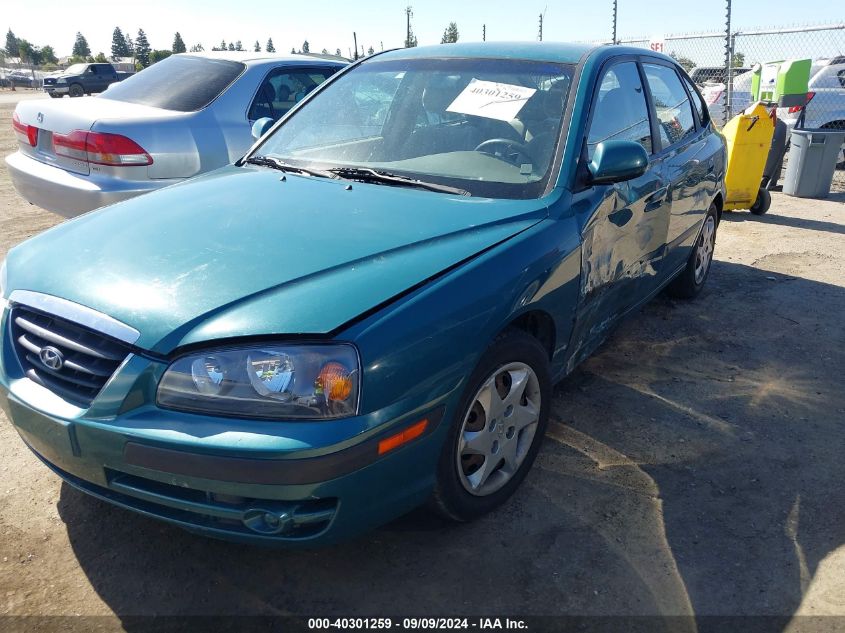 2006 Hyundai Elantra Gls/Gt VIN: KMHDN56D86U184238 Lot: 40301259